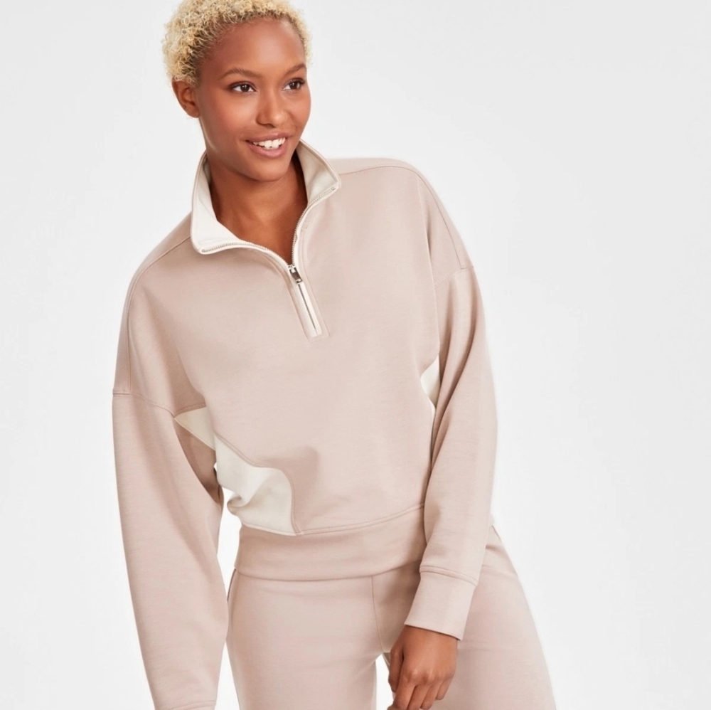 And Now This Women's Beige Track Pants - Picture 6 of 6